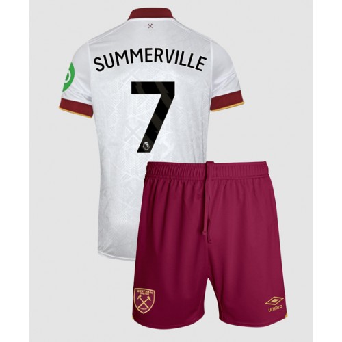 West Ham United Crysencio Summerville #7 Rezervni Dres za djecu 2024-25 Kratak Rukav (+ Kratke hlače)